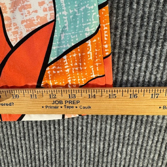 SHEIN Jumpsuit Wide Leg Abstract Print Sleeveless Strap Casual Romper L Boho - Picture 8 of 9